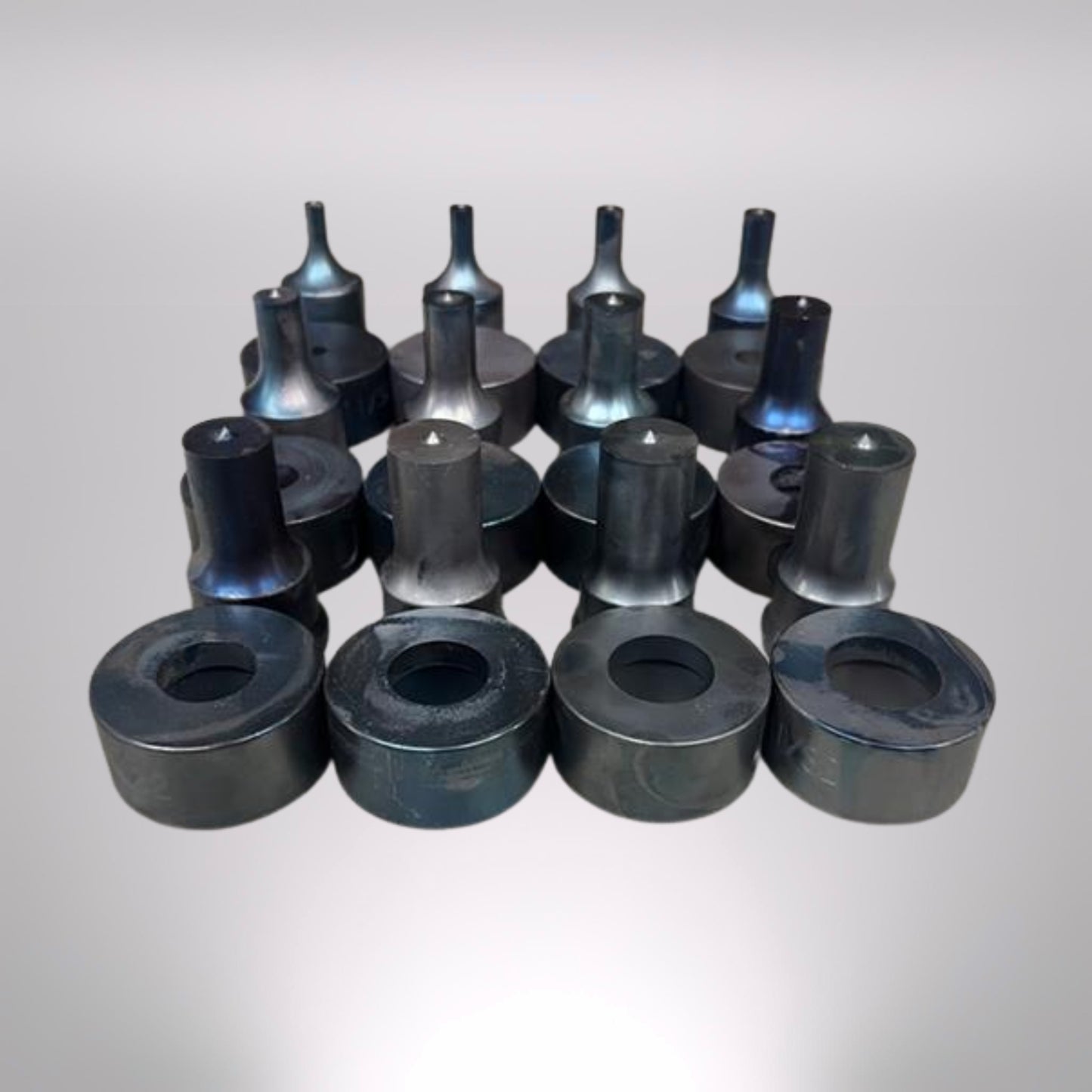 #40 Round Punch & #82 Die Package - 12 Sets (16th Sizes)