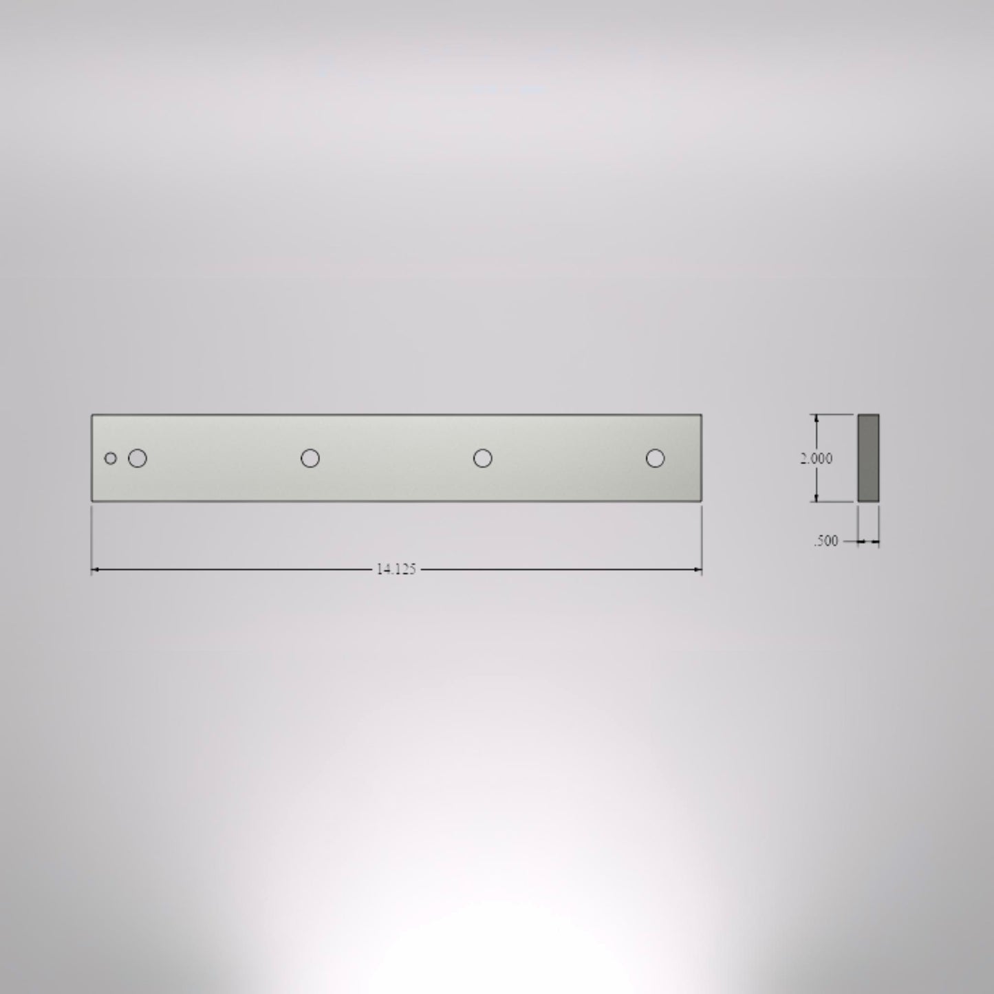 14" Metric FI Bar Blade (#015333)