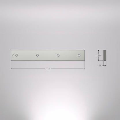 14" Metric FI Bar Blade (#015333)