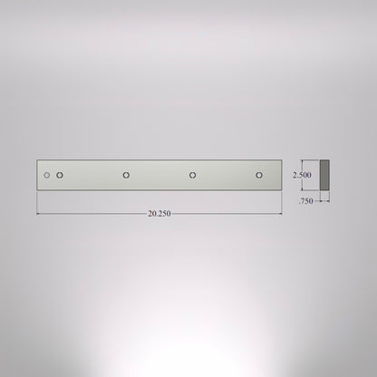 20" 3/4 Bar Shear Blade (#025257)