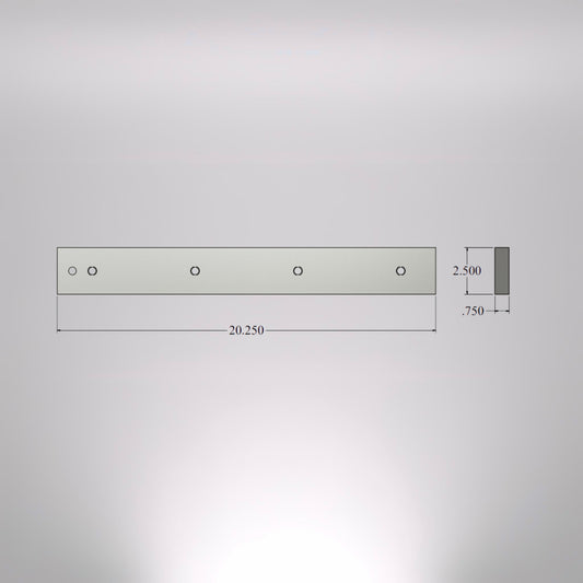 20" 3/4 Bar Shear Blade (#025257)