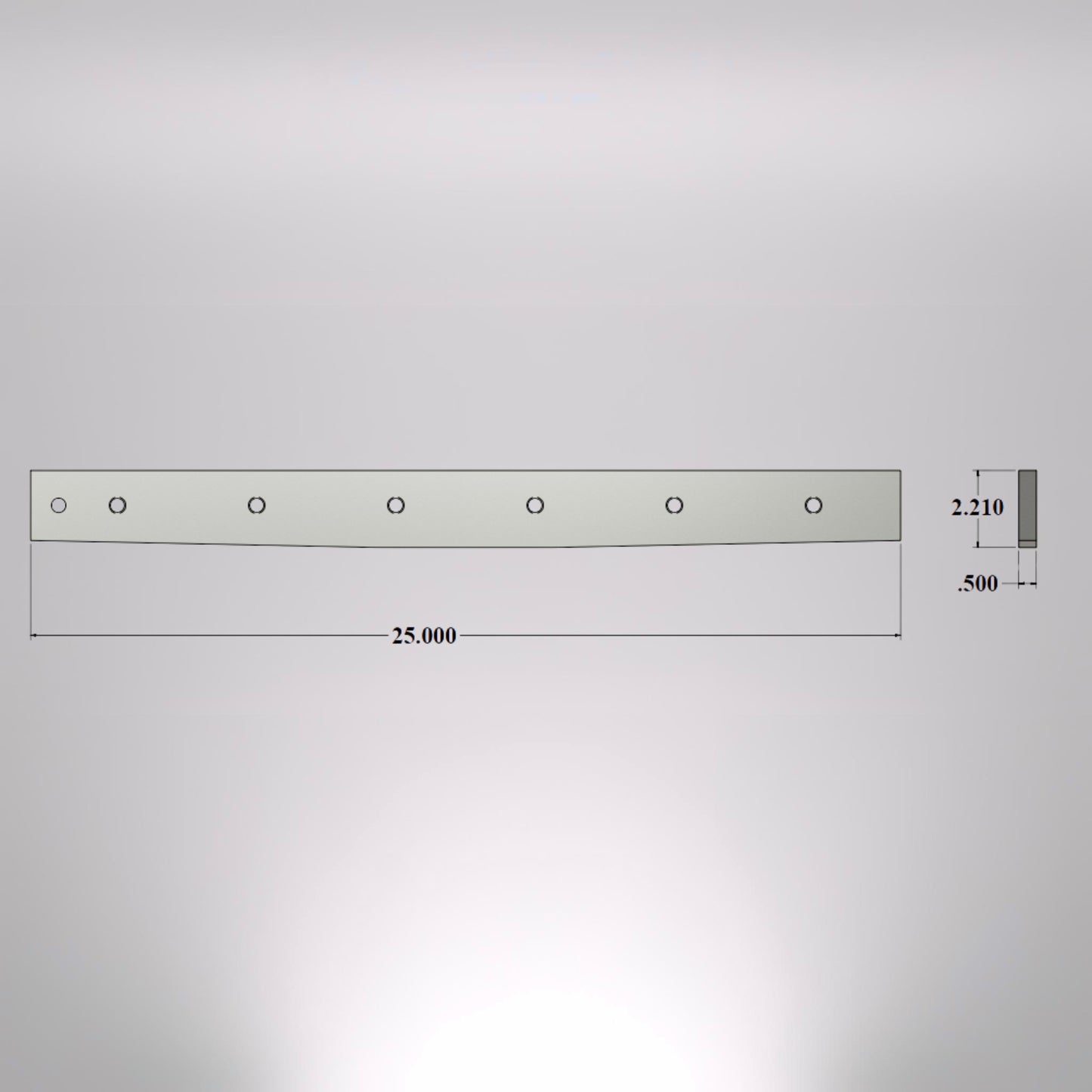 24" Metric Upper Sabre Blade (#422063)