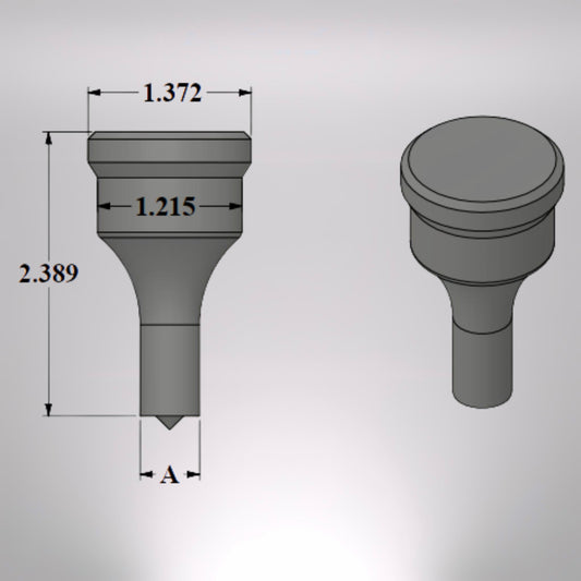 #40 Round Punch Metric