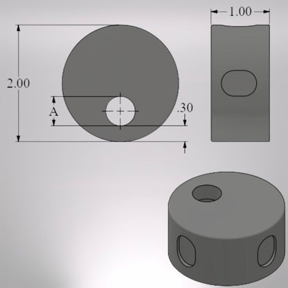 #82 Round Offset Die