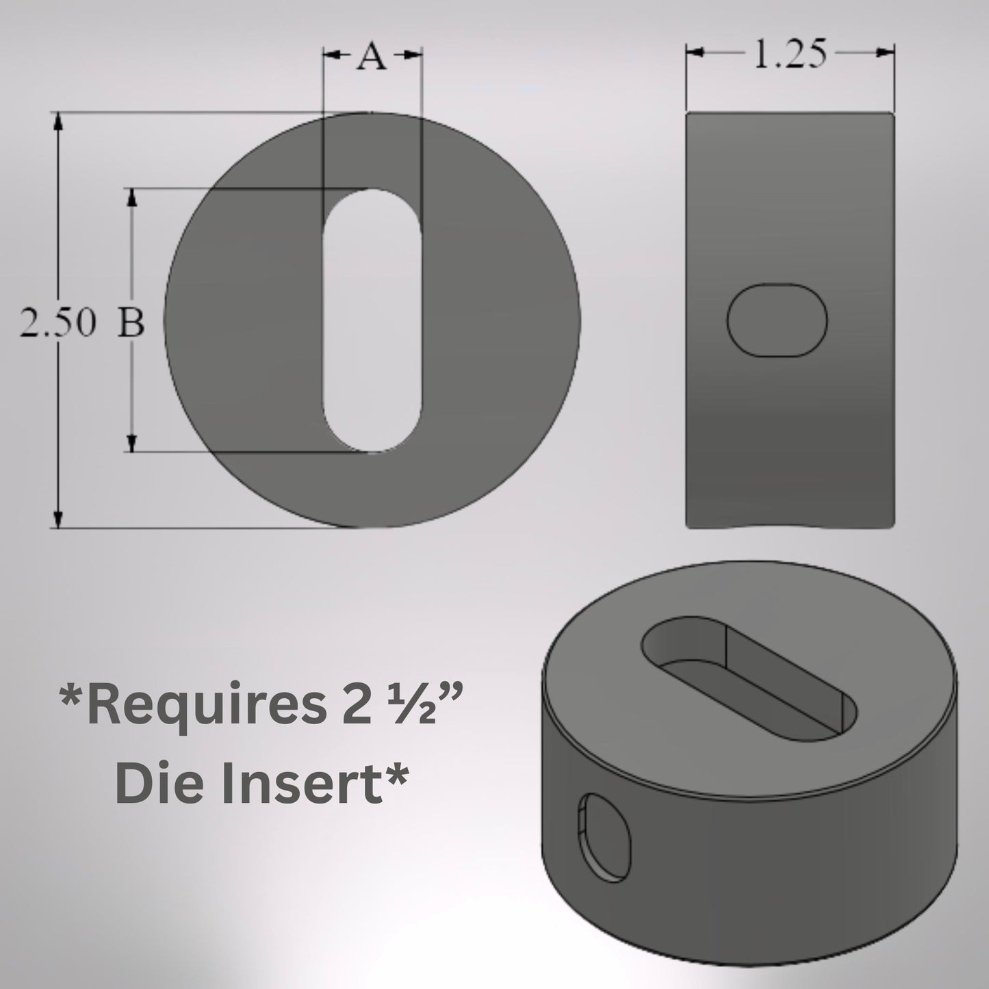 #86 Oval Die