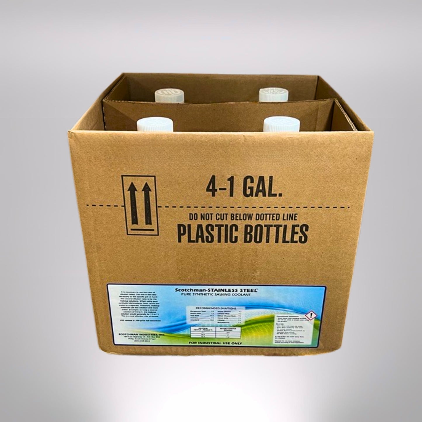 Synthetic Sawing Coolant - Stainless Steel - Case of 4 (1 Gallon Each)
